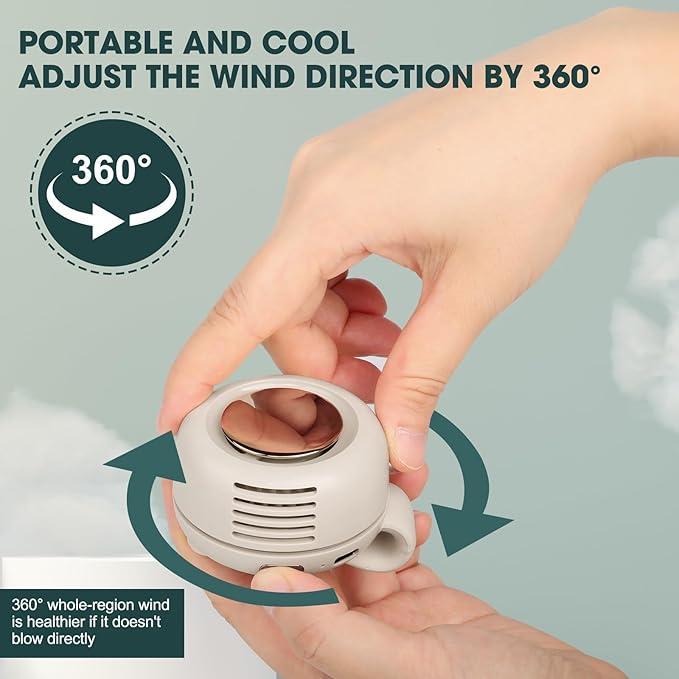 🎉 40% OFF🔥360° Rotatable Portable Mini Clip-on Fan