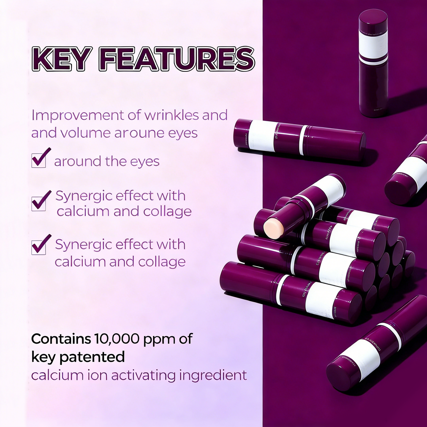⏰💜LAST DAY BUY 1 GET 1 FREE!!💝 Bestselling🏆--Cemenrete Calcium Multi Balm💫Anti-Aging & Firming Korean Skincare Stick🔥