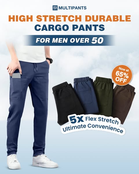 🎁Hot Sale 49% OFF🏆MultiPants – High Stretch Multi-pocket Durable Cargo Pants1