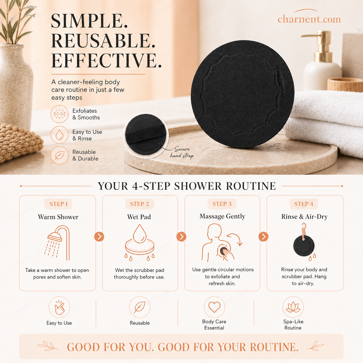🥳2026 HOT SALE🥳💞50K+ SOLD!🌸🧖‍♀️ 49% OFF! Scrub Bath Pads – Gently exfoliate, unclog pores, reveal brighter skin. Durable rubber, easy to rinse. A little scrub goes a long way! ✨🛀