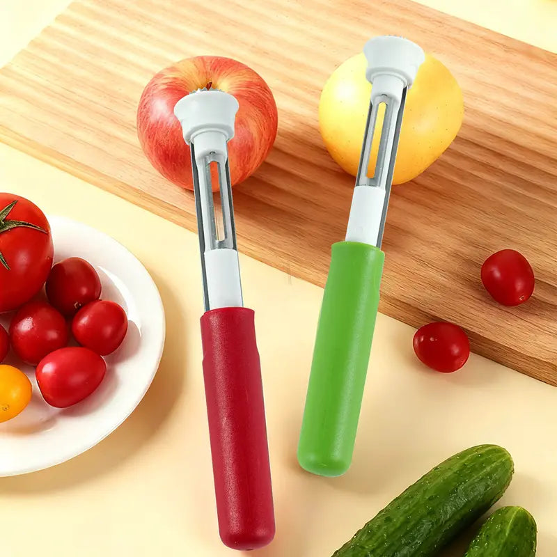 🔪 49% OFF NOW! 🍎 2-in-1 Apple Corer & Peeler – Stainless steel – 95K+ sold – perfect for quick fruit prep – easy to use and clean ✨🥧🍏