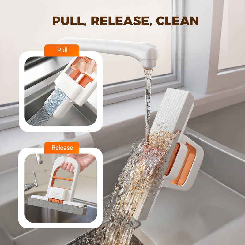 🧼 LIMITED-TIME 49% OFF ✨ Foldable Mini Mop — No-Mess Squeeze, Wipes Any Surface