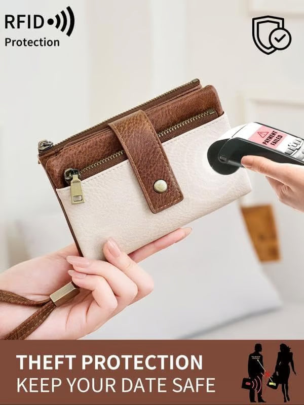 📢📢49% OFF !!!⏰Women's RFID Blocking Leather Wallet👛
