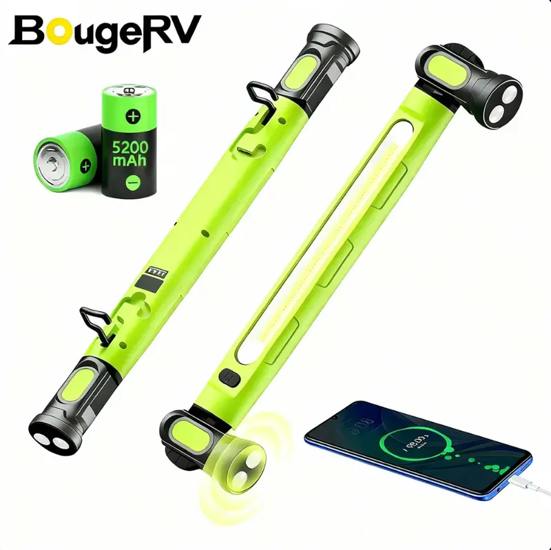 📢📢49% OFF !! ⏰3000LM LED Work Light – Magnetic + hook, 5200mAh battery, 360° rotation. Type‑C fast charge. Bright as day anywhere! 🔋✨