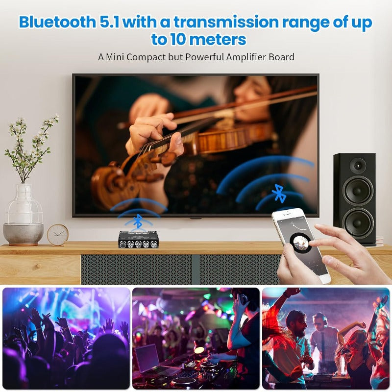 🔥HOT SALE🔥2.1 Channel Bluetooth - compatible Audio Power Amplifier Module🔊 Upgrade Your Audio Experience! 🔊