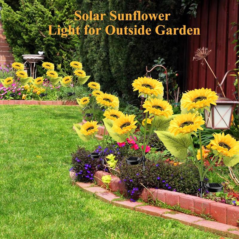 ⏳Limited-time 49% off🌞Solar LED Sunflower Garden Lights-29.6inch/75cm