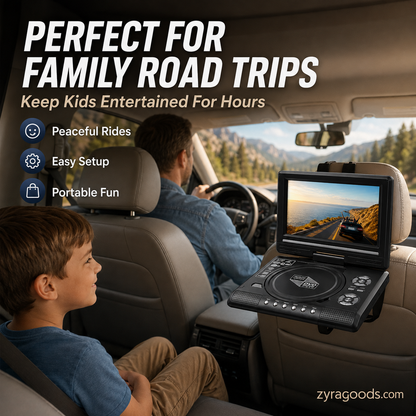 📺 49% OFF | 7.8" HD Portable DVD Player – Your Pocket Cinema Anywhere! 🍿