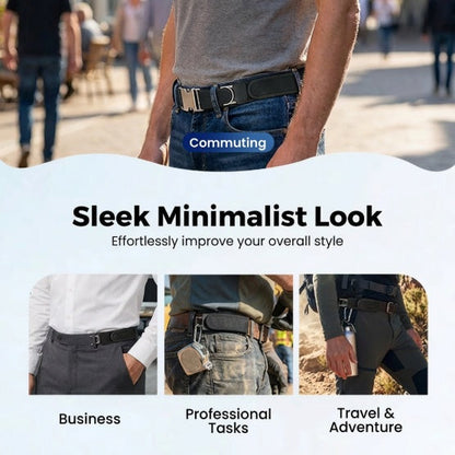 👖Last Day Special Price £8.99!!👍✨ No-Buckle Elastic Belt for Men & Women – Adjustable, Stretchable & Invisible Fit