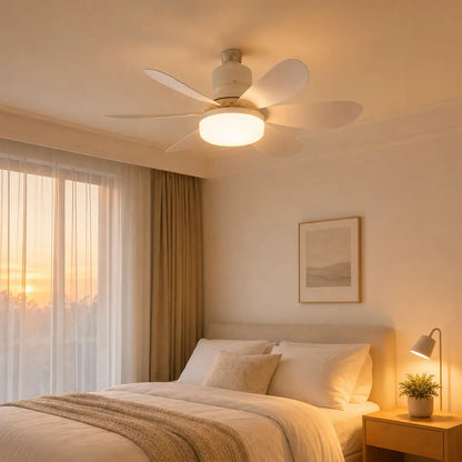 🏆LAST DAY SALE 49% OFF🔥SmartBreez™ LED Ceiling Fan Light – 20.5” Ultra-Quiet with Remote 🎯 | E27 + FREE B22 Adapter 🔌 | For Bedroom 😴, Kitchen 👩‍🍳 & Garage 🛠️ – UK Ready!