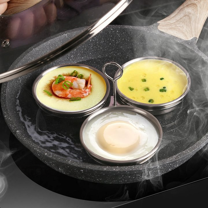 🎁🔥 HOT SALE – 49% OFF! 🥚 304 Stainless Steel Egg Cooker – Food-Grade, Sturdy & Easy-Release Design ✨🍳