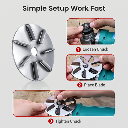 Labor-Saving Pig Hair Remover Scraper Disc