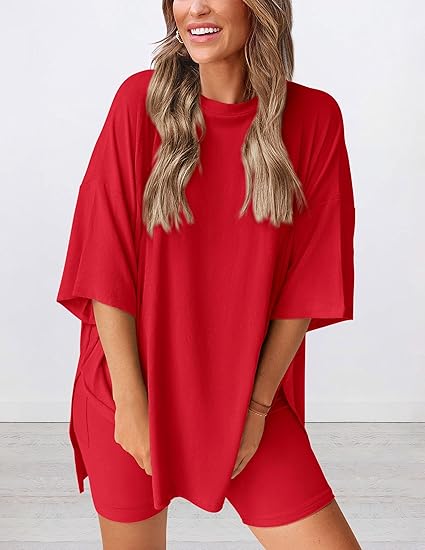🌸2026 Limited Hot Sale 49% OFF🌸Women's Summer Casual Loose Two-piece Set💃