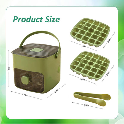 🥳2026 HOT SALE🥳💞50K+ SOLD!💥🥤🧊 49% OFF! Ice Cube Maker with Storage – 48 cubes at once, leak‑proof lid. Stackable, saves space. Includes ice scoop & tong. A summer essential. 🏖️✅