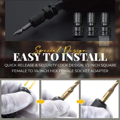 💥Last Day Big Sale 49% OFF💥 1/4" Hex Shank Socket Converter（BUY 3 GET 5 FREE）