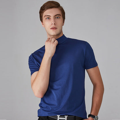 🔈🔈2026 Hot Sale - 49% OFF🎁High Neck Slim Fit T-shirt for Men