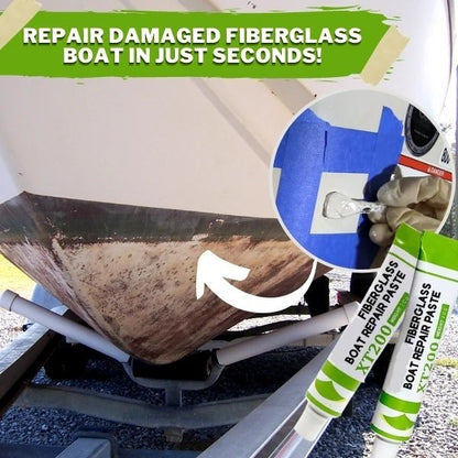 🚤 LIMITED-TIME BUY 1 GET 1 FREE! 💥 Richvrd Fiberglass Boat Repair Paste – Instant Gelcoat Fix, Marine Grade, Easy Apply ✨