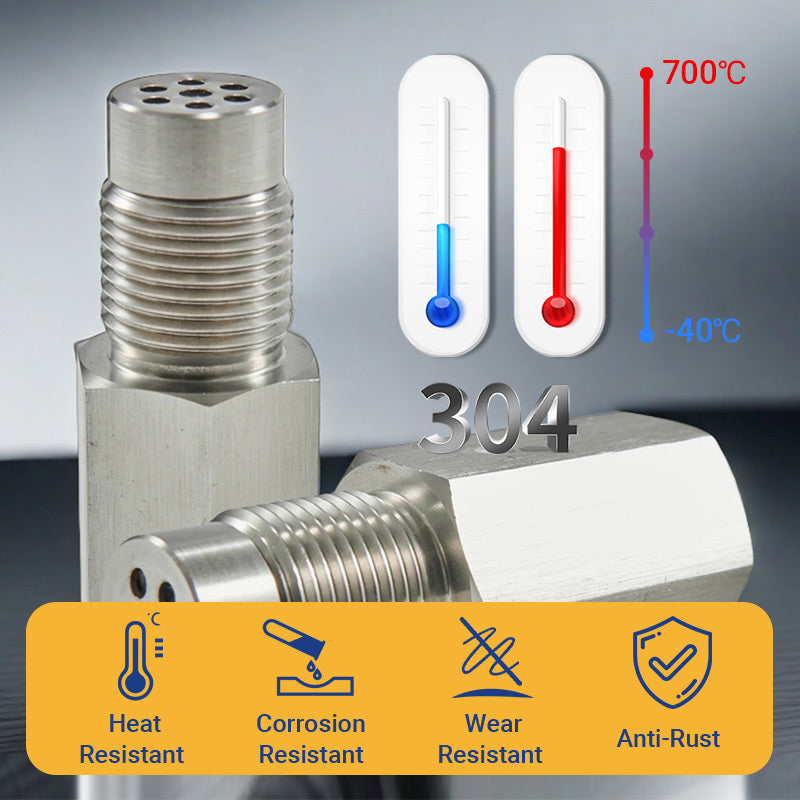 🥳2026 HOT SALE🥳💞50K+ SOLD!💷🔥Hot Sale🔥50% OFF! O2 Sensor Adapter M18*1.5 – Tight space? No problem! Extends clearance for easy DIY sensor replacement. No garage needed! 🔧📏