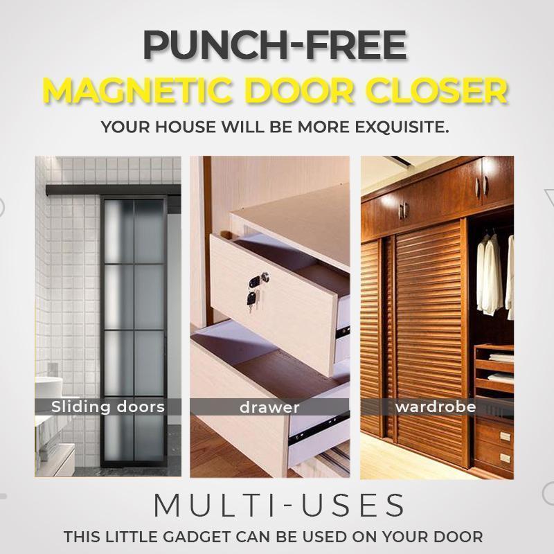 🚪🧲 LIMITED-TIME 49% OFF! 6-Piece Ultra-Thin Magnetic Door Catch Set – No-Drill Installation, Strong Hold & Stainless Steel Design 🏠