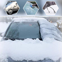 ❄️☀️ 49% OFF! Windshield Anti-Snow & Anti-Frost Cover with Mirror Protection – Ready-to-Drive in Any Weather!