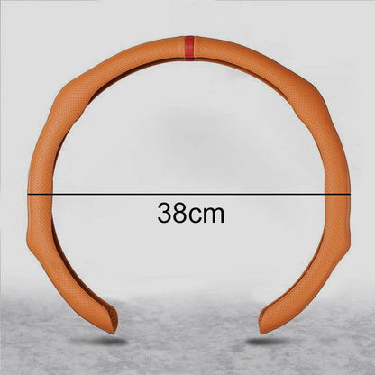 🏆 50K+ SOLD! – Almost Gone💥-✨ Nappa Leather car steering wheel cover