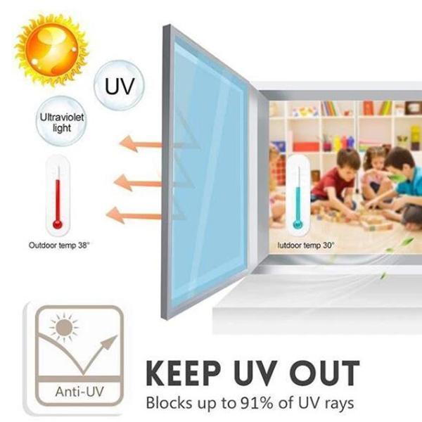 ☀️49% OFF! 🔥 Heat-Insulating Privacy Film – UV Protection, Easy Application & Perfect for Home & Office 🏠