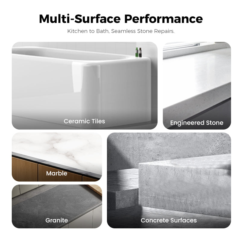 🧱 BUY 2 GET 1 FREE! ✨ Tile & Stone Crack Repair Kit - Professional-Grade Filler for Sealing Gaps, Waterproof & Color-Matching Formula 🛠️💧