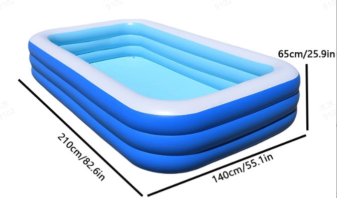 🏊 49% OFF NOW! 🎉 Children's Inflatable Pool – Sturdy PVC & easy setup – Perfect for backyard fun on hot days – safe and colourful for kids 🌞✨
