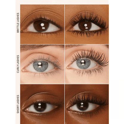 🥳🥳BUY 1 GET 1 FREE:￡8.99!!💞50K+ SOLD!👁️✨✨ Waterproof Fiber Mascara - Intense Length & Curl with Enriched Fibers for Clump-Free Volume All Day 🌟💖💃