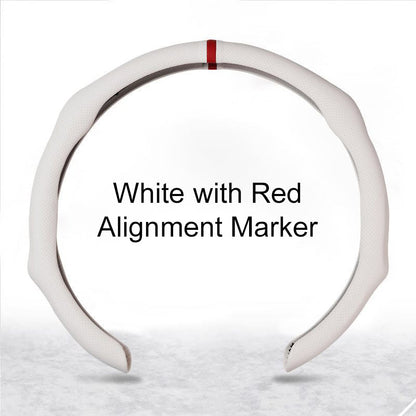 🏆 50K+ SOLD! – Almost Gone💥-✨ Nappa Leather car steering wheel cover