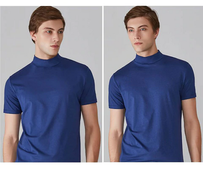 🔈🔈2026 Hot Sale - 49% OFF🎁High Neck Slim Fit T-shirt for Men