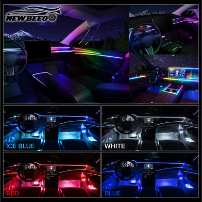 🚗💡 50% OFF! Car Interior LED Atmosphere Lights – ultra-thin & easy to fit, adds a custom glow for stunning evening drives! ✨✅