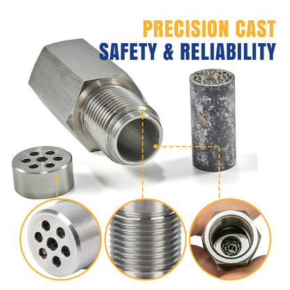 🥳2026 HOT SALE🥳💞50K+ SOLD!💷🔥Hot Sale🔥50% OFF! O2 Sensor Adapter M18*1.5 – Tight space? No problem! Extends clearance for easy DIY sensor replacement. No garage needed! 🔧📏