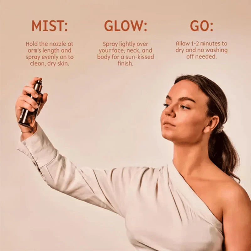 🏖️ Last Day Buy 2 Get 1 Free✨ Hydrating Self-Tanning Mist – Natural radiance, sun-kissed glow & without the sun 🌞