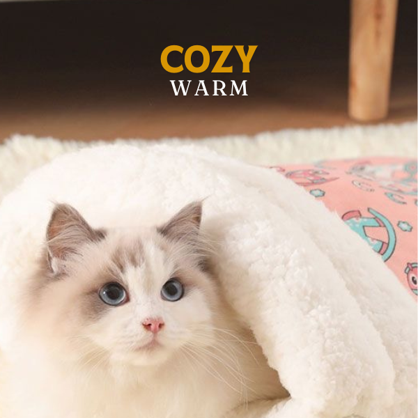 🐾 LIMITED-TIME 49% OFF! 🛌 Cozy Pet Nest for Cats and Dogs – Semi-enclosed, Ultra-soft, Washable ✨