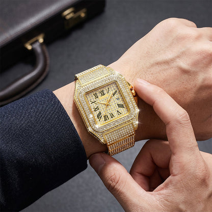 🎁2026 New Arrivals 49% OFF💥Luxury Square Rhinestone Watch – Elegant Sparkle for Every Occasion✨