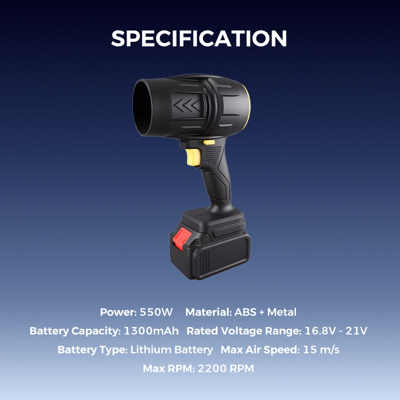 🔥2025 NEW SALES - 50% OFF🔥Wireless Portable Turbocharged High Power Rechargeable Blower