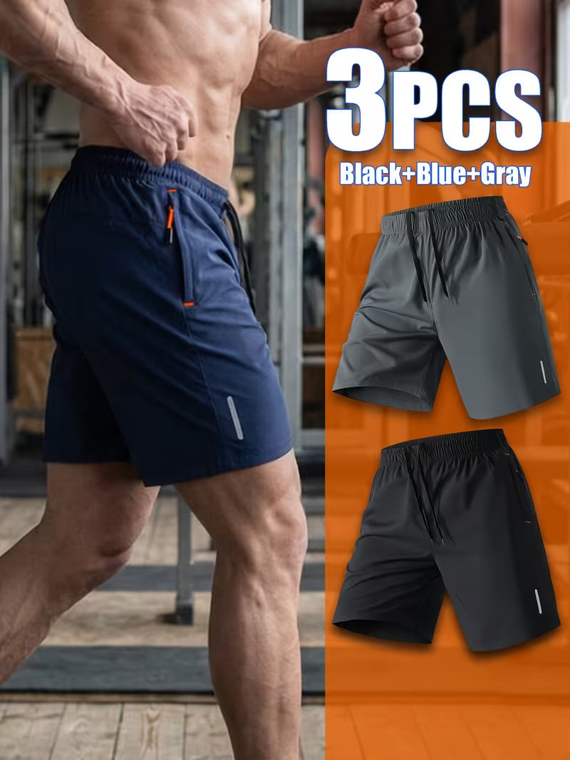 💎 -49% ON MEN'S ELASTIC SUMMER SHORTS! 💎 Breathable, Zippered Pockets & Stretch Fit🩳❄️