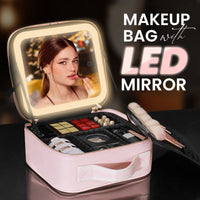 ✨49% OFF & Free Shipping ✨ Flawless Makeup Anywhere – Portable LED Mirror Makeup Bag! ✨
