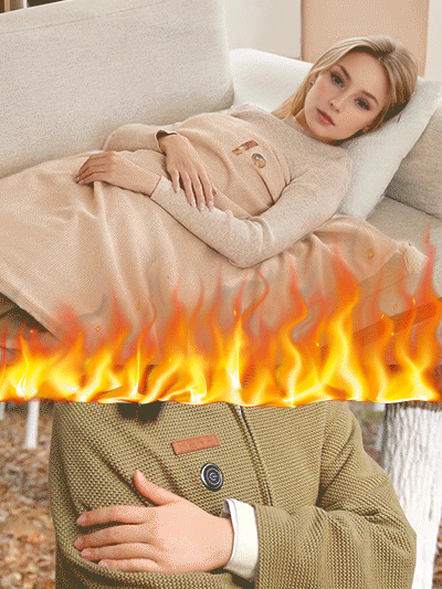 🏆LAST DAY 49% OFF🧣Draagbare USB Verwarmde Deken om te Dragen