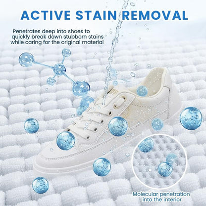 ⏳Limited-time Special Price ￡9.99!!🧼No-Wash Shoe & Leather Cleaner Cream - Stain Remover with Sponge