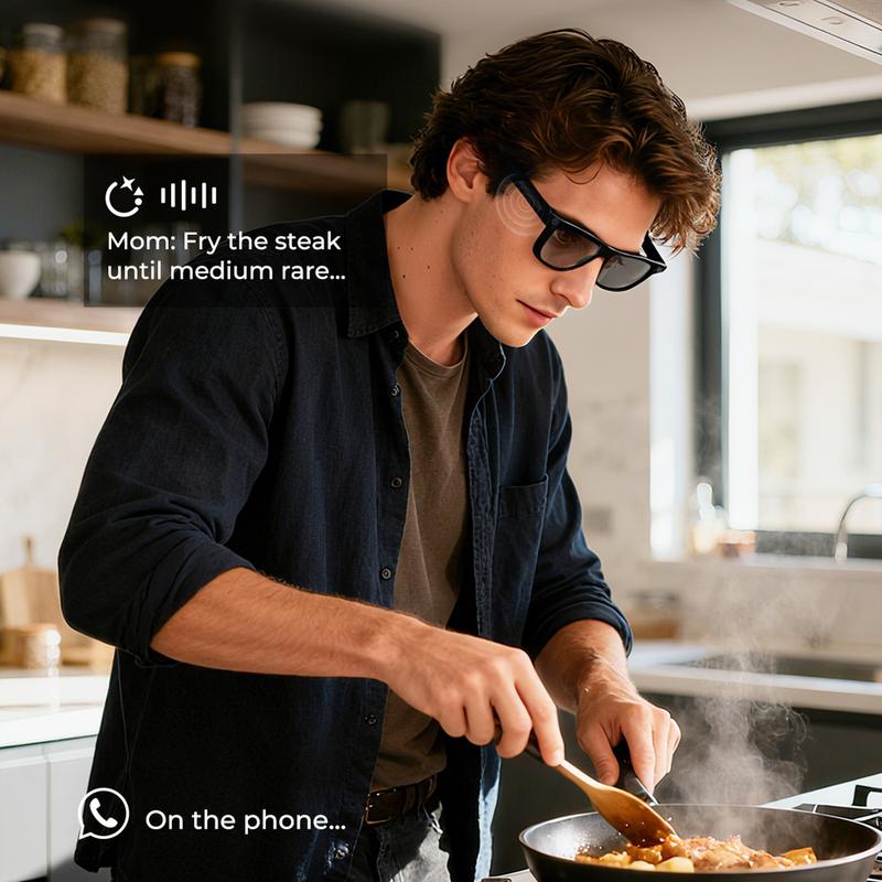 💎 49% OFF! 💎 AI Smart Glasses with ChatGPT – 8MP Camera, 4K Video, Real-Time Translation in 160+ Languages & HiFi Audio 🕶️🧠