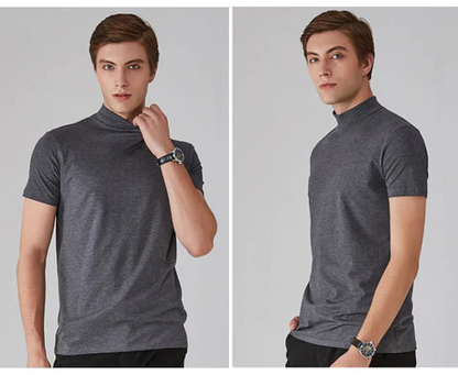 🔈🔈2026 Hot Sale - 49% OFF🎁High Neck Slim Fit T-shirt for Men