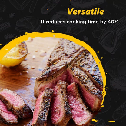 🥩  Stainless Steel Meat Tenderizer Needle – 21 Blades, Fast Marinade, Easy Clean 🔪