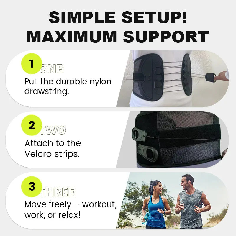 🔥HOT SALE 49% OFF🔥Adjustable Lumbar Support Belt Lower Back Brace