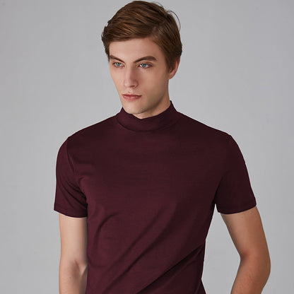 🔈🔈2026 Hot Sale - 49% OFF🎁High Neck Slim Fit T-shirt for Men