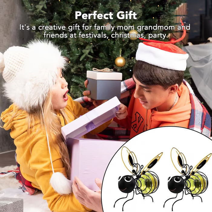 🎁Spring Special🐜🐝Outdoor Hanging Solar Bee Light