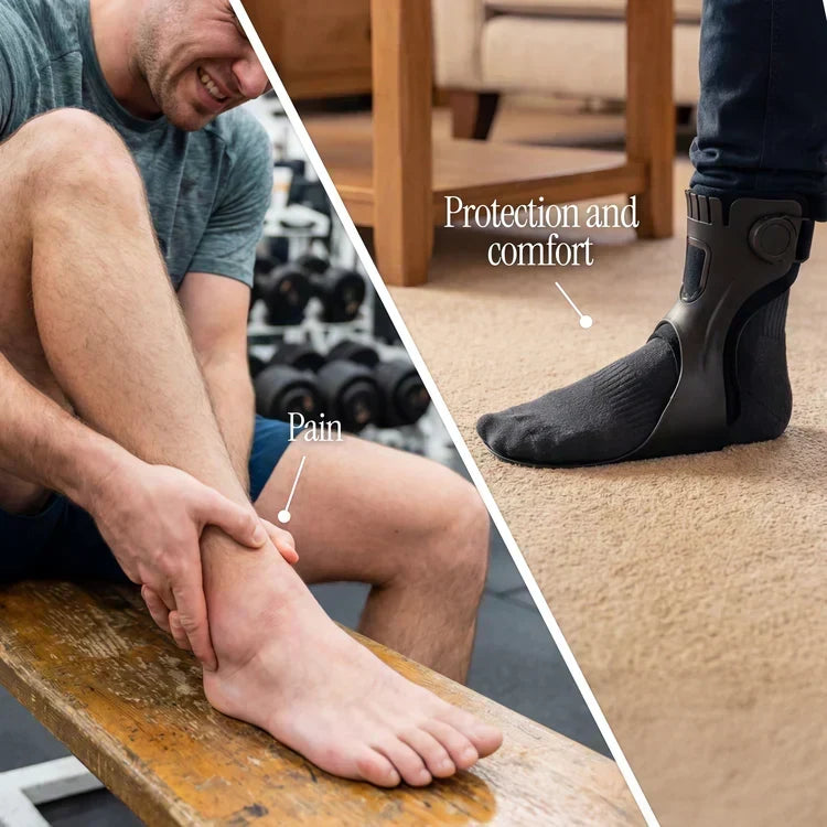 🔥Hot Sale 49% OFF🔥 Regain Mobility! Adjustable Foot Drop Brace with Inflatable Liner – Daily Support ✨