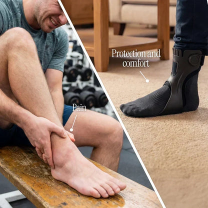 🔥Hot Sale 49% OFF🔥 Regain Mobility! Adjustable Foot Drop Brace with Inflatable Liner – Daily Support ✨