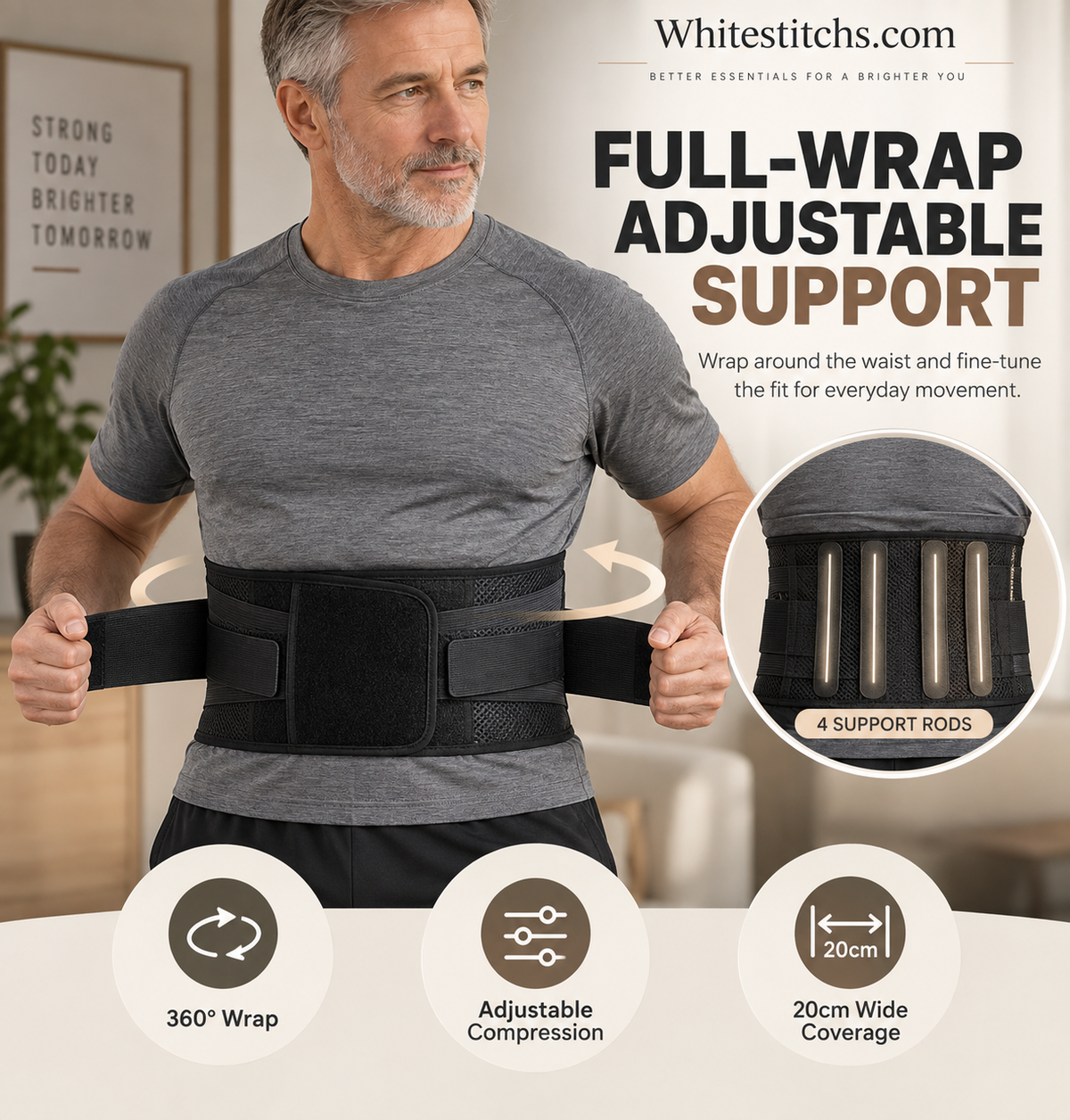 📢📢49% OFF !! ⏰Breathable Posture Corrector - Back Pain Relief & Tummy Control