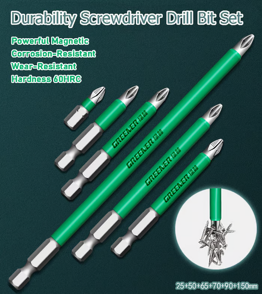 Strong Magnetic Durability Screwdriver Drill Bit Set